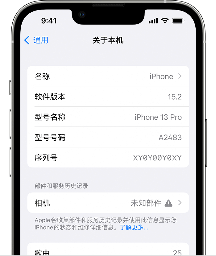 潼南苹果维修分享iPhone 出现提示相机“未知部件”是什么原因？ 