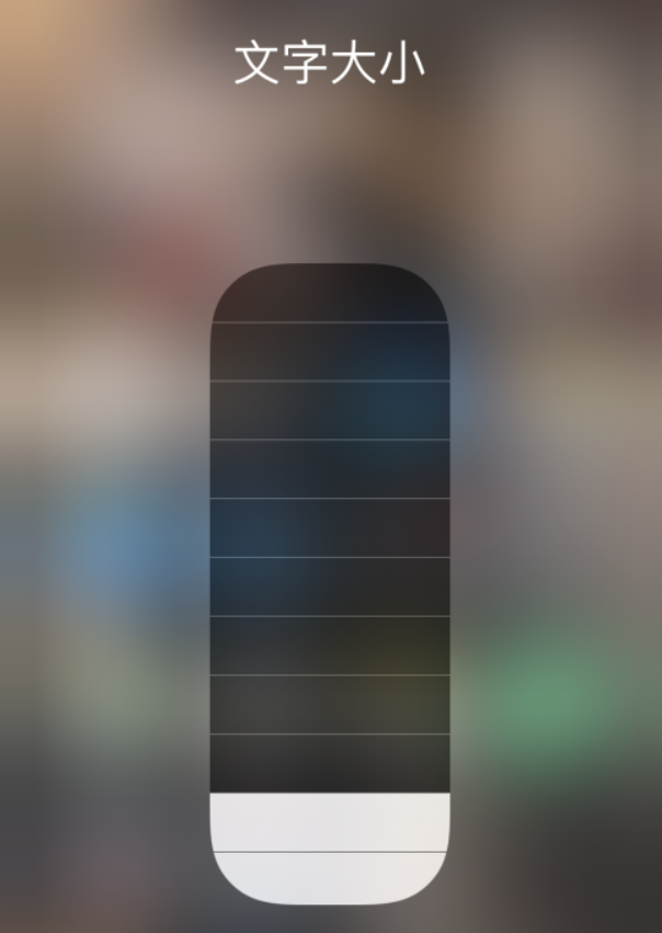 潼南苹果手机维修分享小技巧：在 iPhone 控制中心快速调节字体大小 