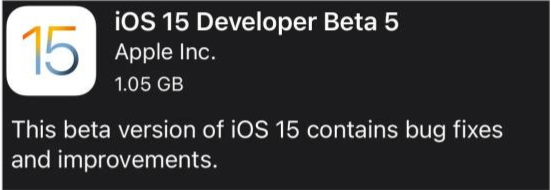 潼南苹果手机维修分享如何升级到iOS15.0 beta5 